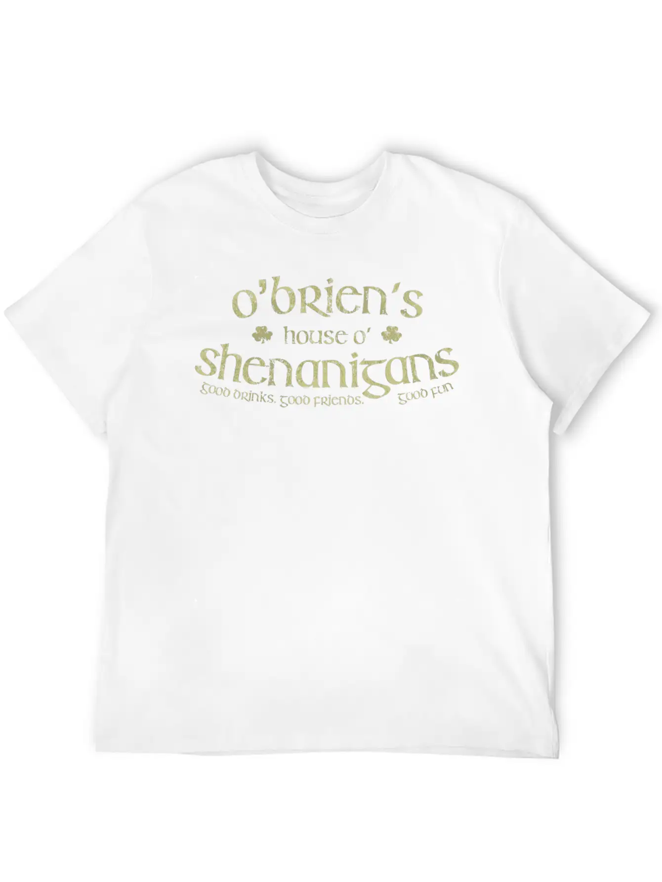 O'Brien'S House Of Shenanigans Essential Cotton Tee For Daily Outfits – Unisex Style