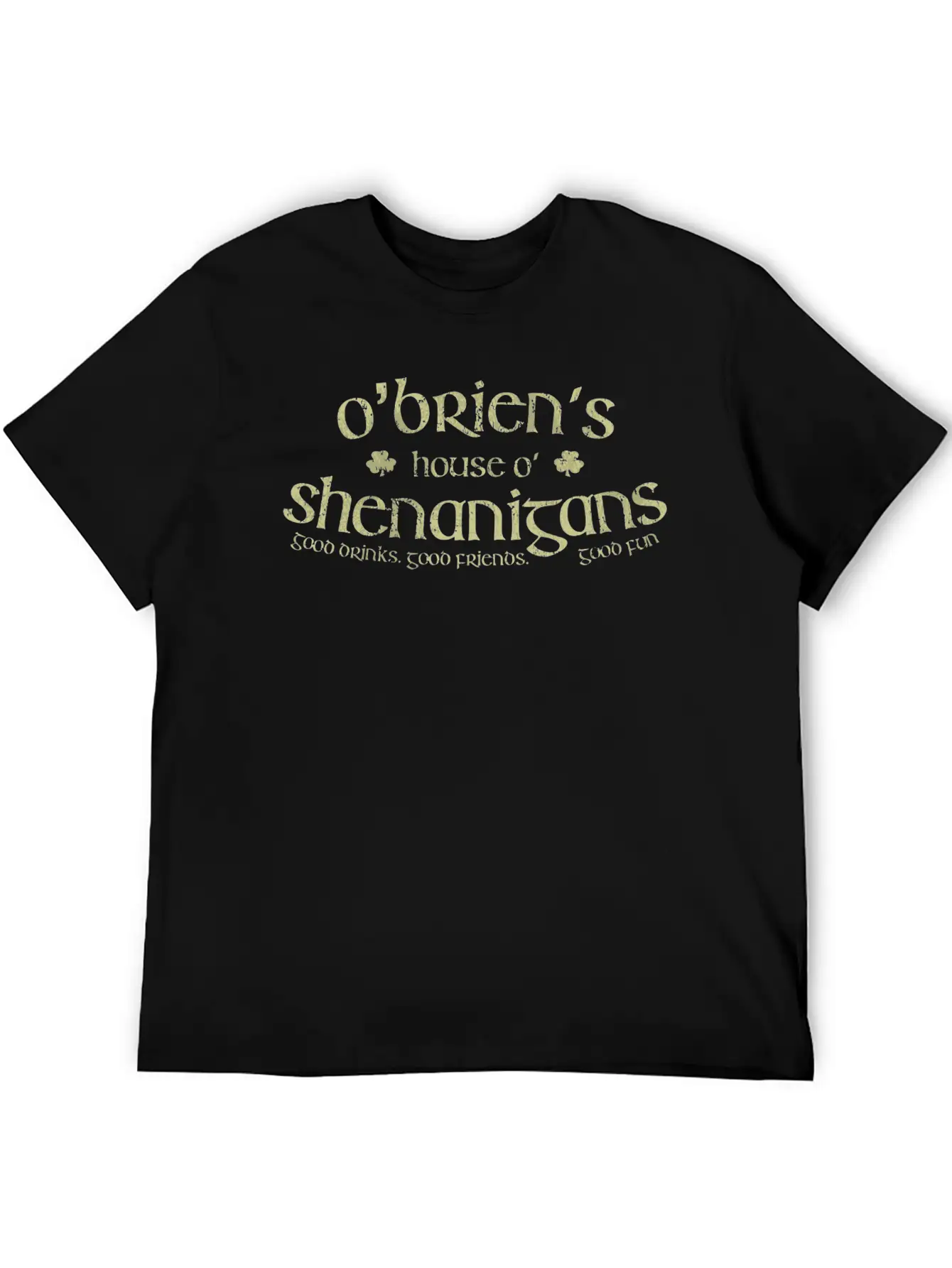 O'Brien'S House Of Shenanigans Essential Cotton Tee For Daily Outfits – Unisex Style