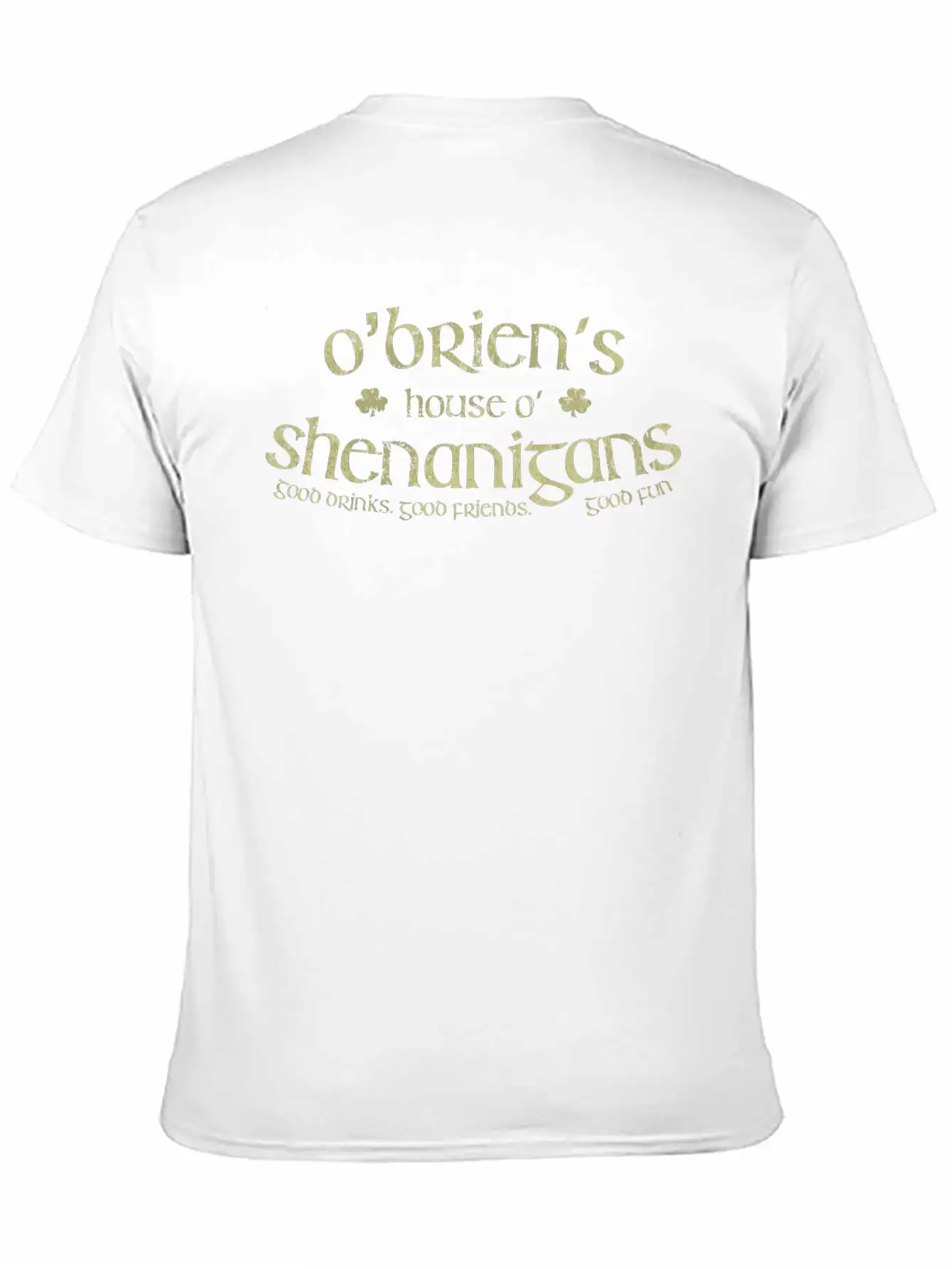 O'Brien'S House Of Shenanigans Essential Cotton Tee For Daily Outfits – Unisex Style