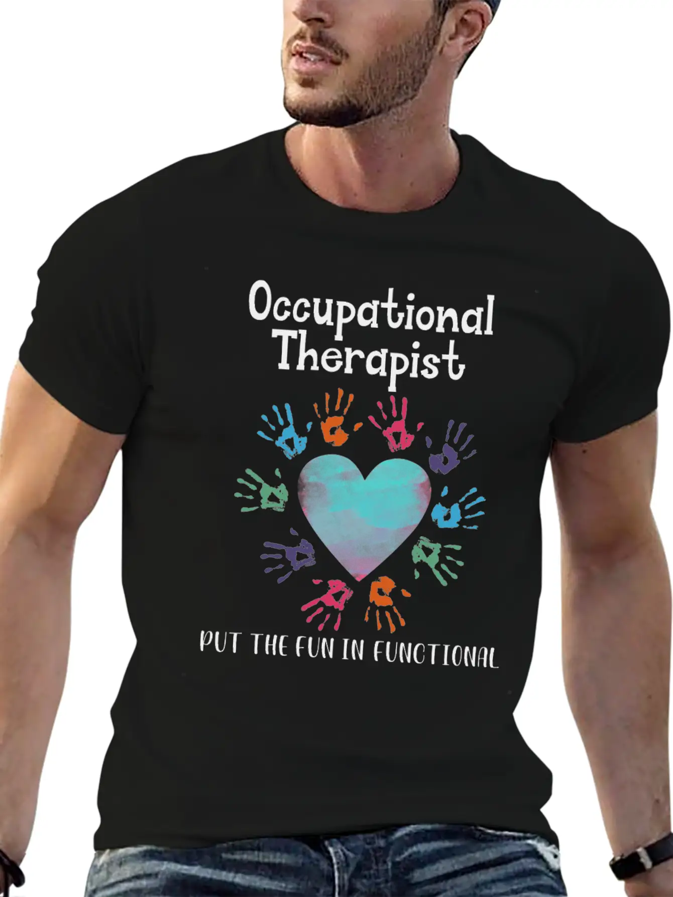 Occupational Therapist Kids Health-Care Worker Lightweight Cotton T-Shirt – Daily Comfort Graphic Shirt