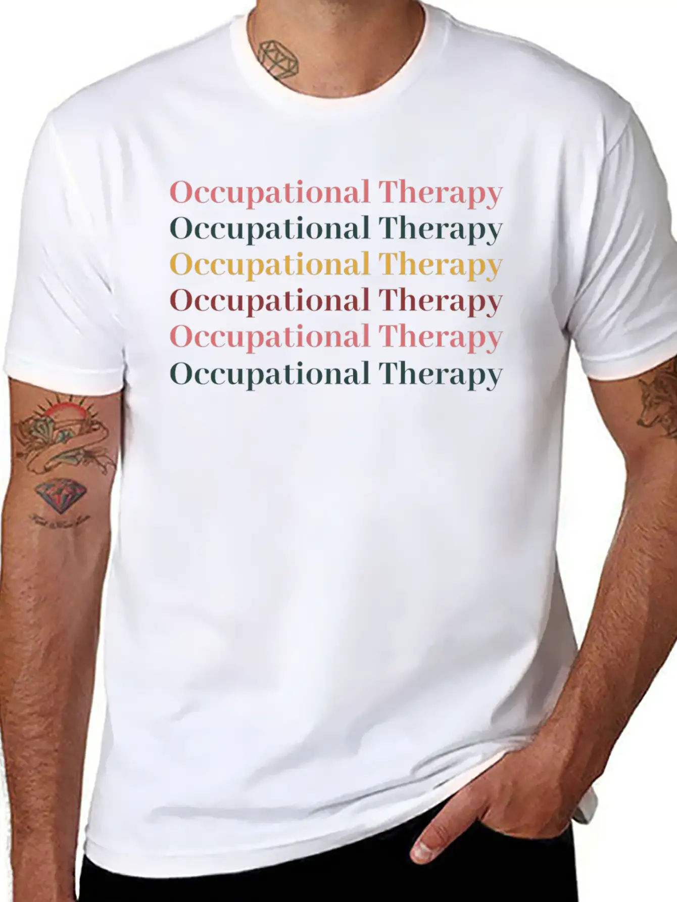 Occupational Therapy Unisex Casual T-Shirt – Clean Design For Daily Comfort