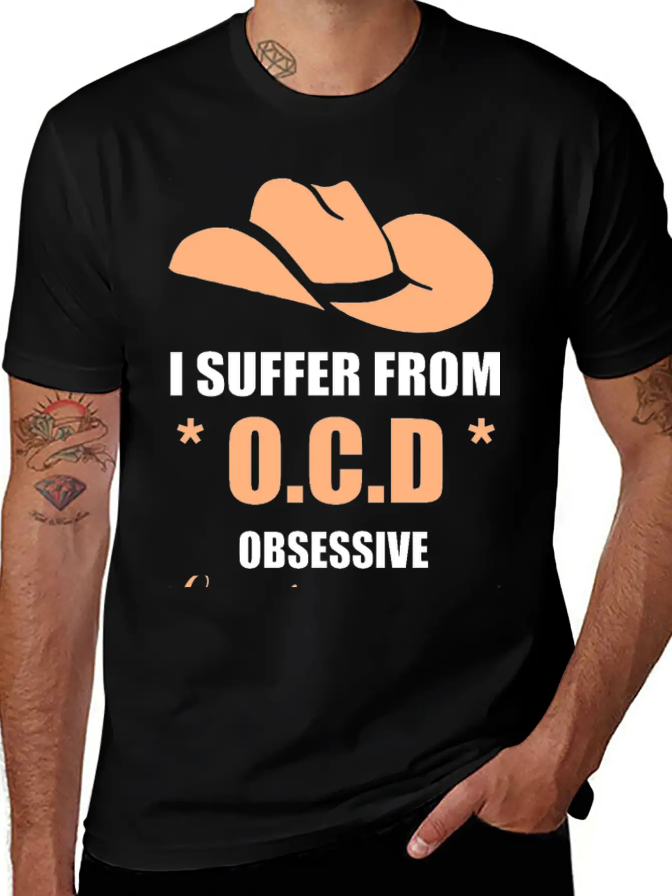 Ocd Country Hat Soft Cotton Short Sleeve Tee – Unisex Wardrobe Staple