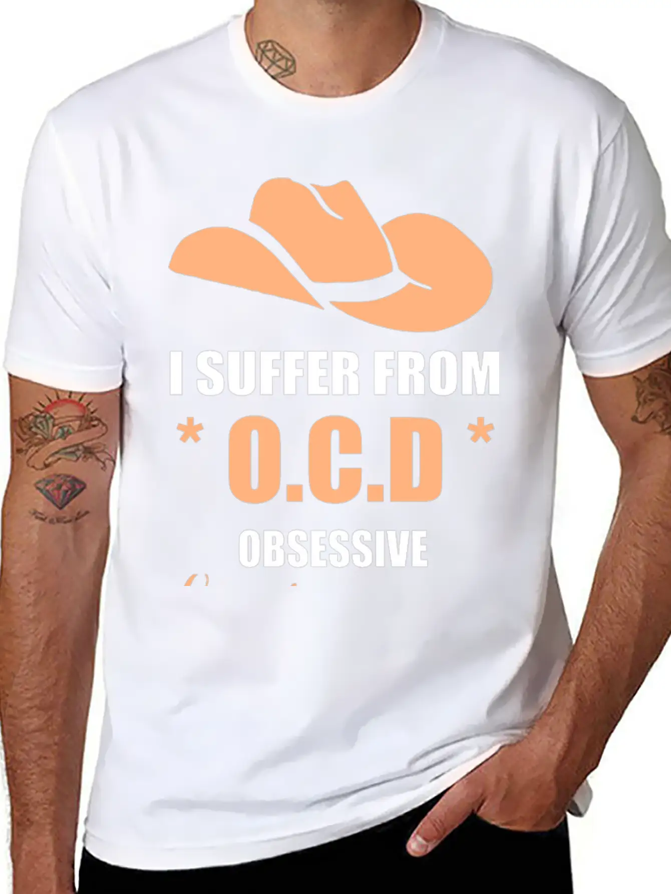 Ocd Country Hat Soft Cotton Short Sleeve Tee – Unisex Wardrobe Staple