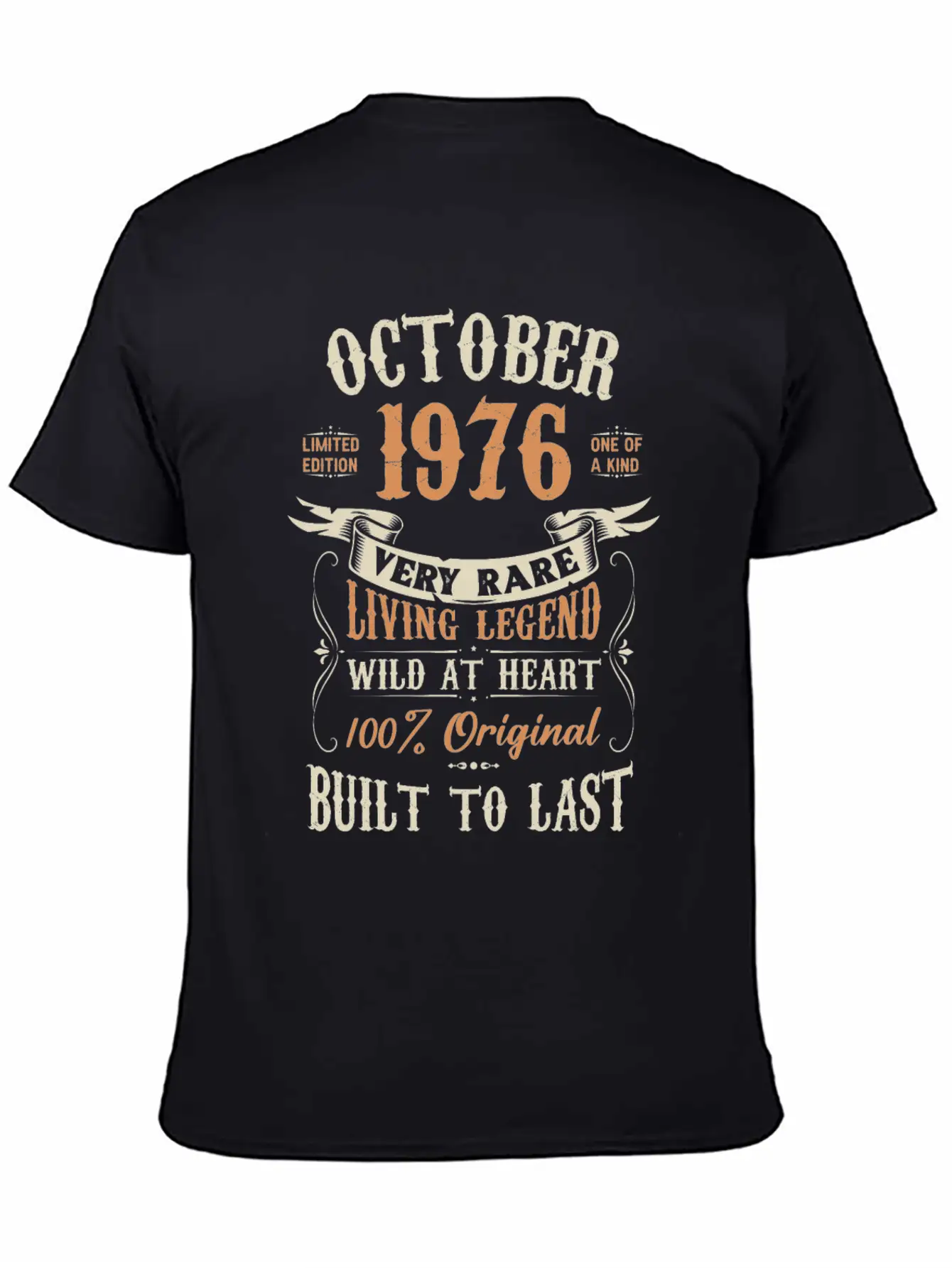 October 1976 Birthday Surprise Soft Cotton Short Sleeve Tee – Unisex Wardrobe Staple