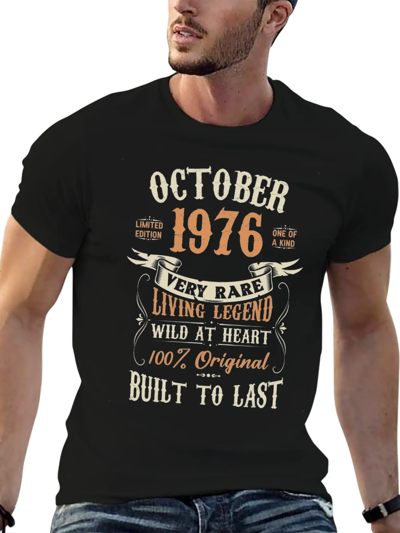 October 1976 Birthday Surprise Soft Cotton Short Sleeve Tee – Unisex Wardrobe Staple