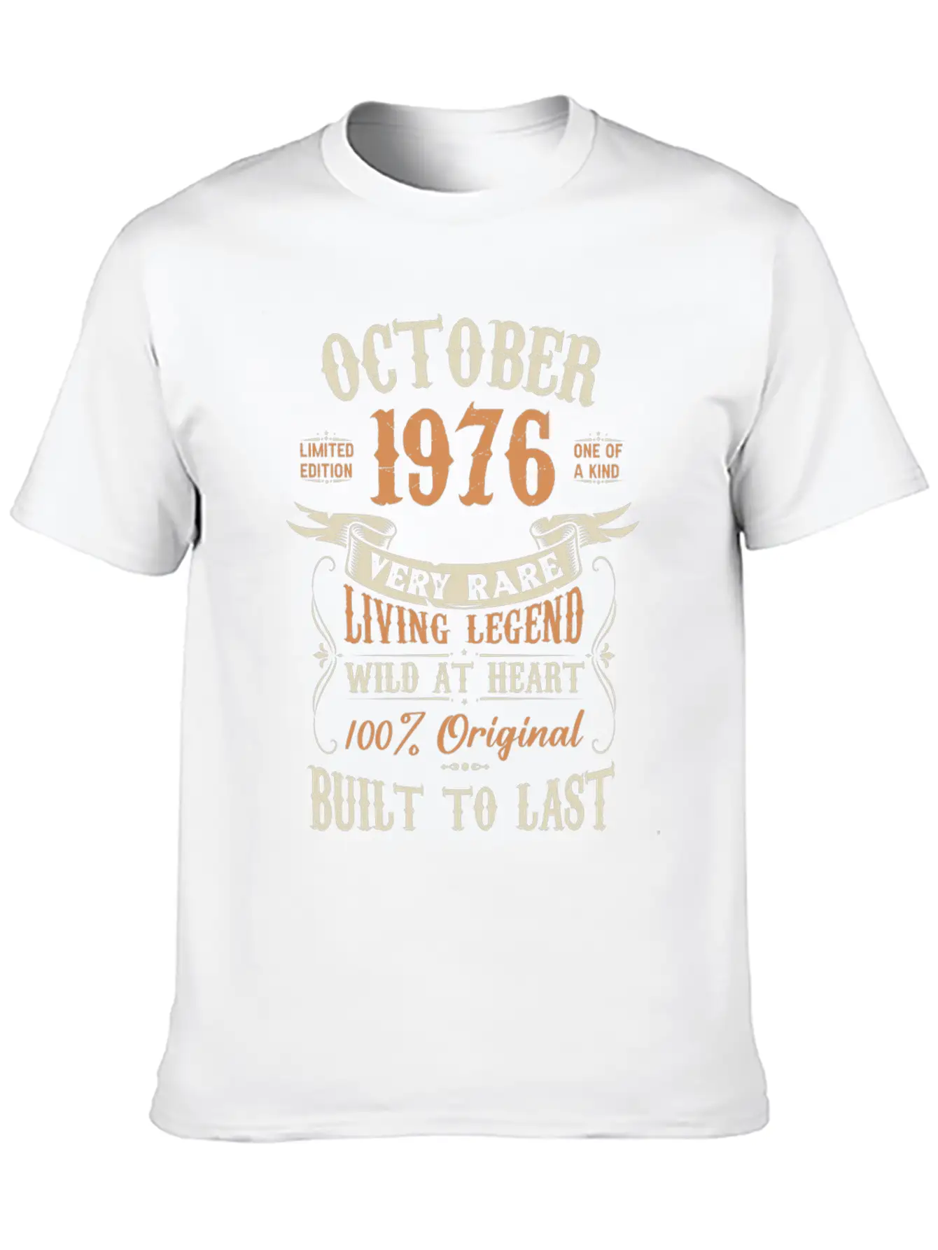 October 1976 Birthday Surprise Soft Cotton Short Sleeve Tee – Unisex Wardrobe Staple