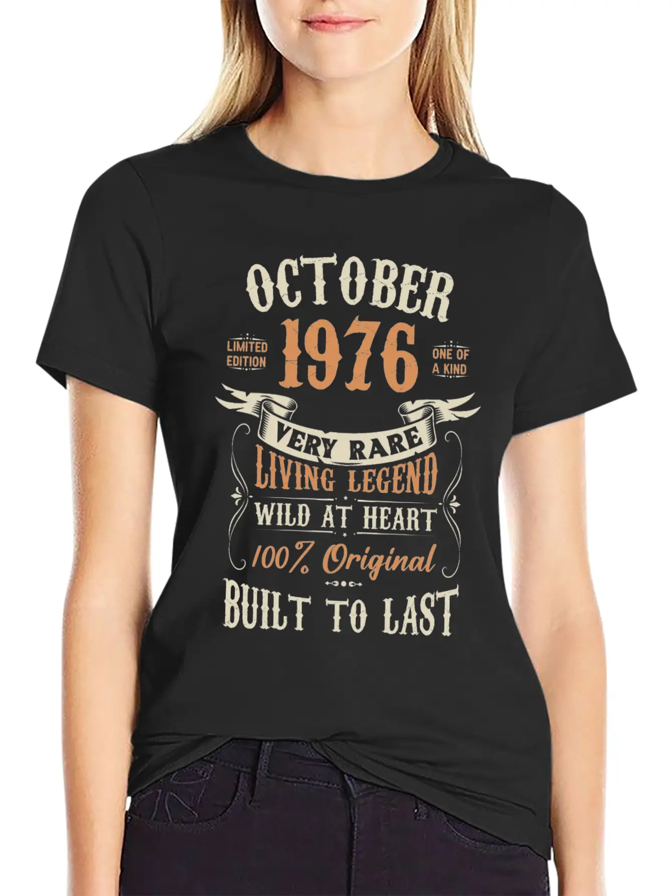 October 1976 Birthday Surprise Soft Cotton Short Sleeve Tee – Unisex Wardrobe Staple
