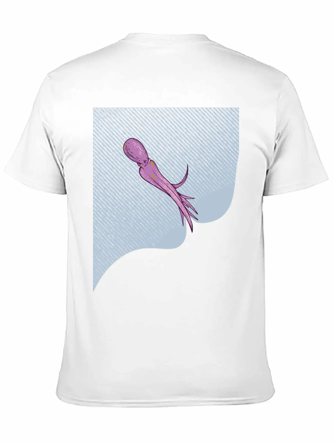 Octopus Squirting Ink Unisex Casual T-Shirt – Clean Design For Daily Comfort
