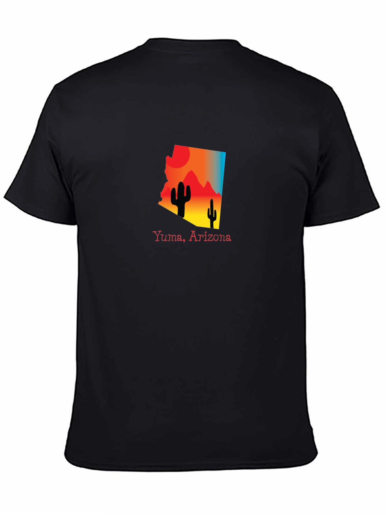 Yuma Arizona Graphic Tee Desert Cactus Design