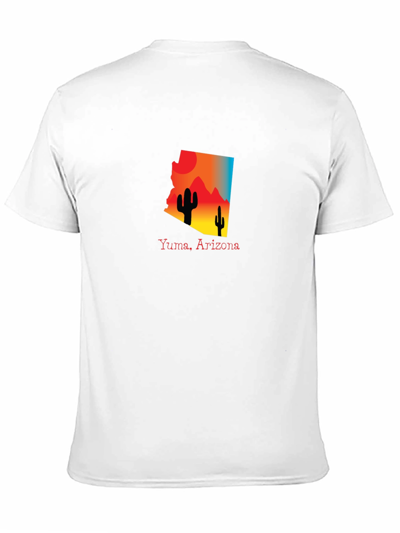 Yuma Arizona Graphic Tee Desert Cactus Design