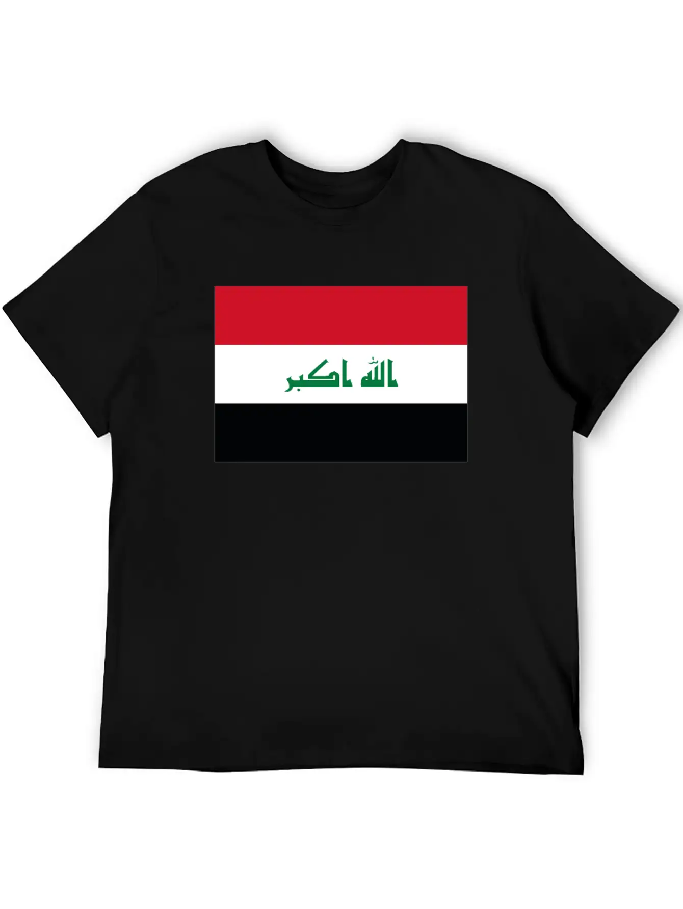 Official Iraq Flag Iraqi Country Pride Lightweight Cotton T-Shirt – Daily Comfort Graphic Shirt