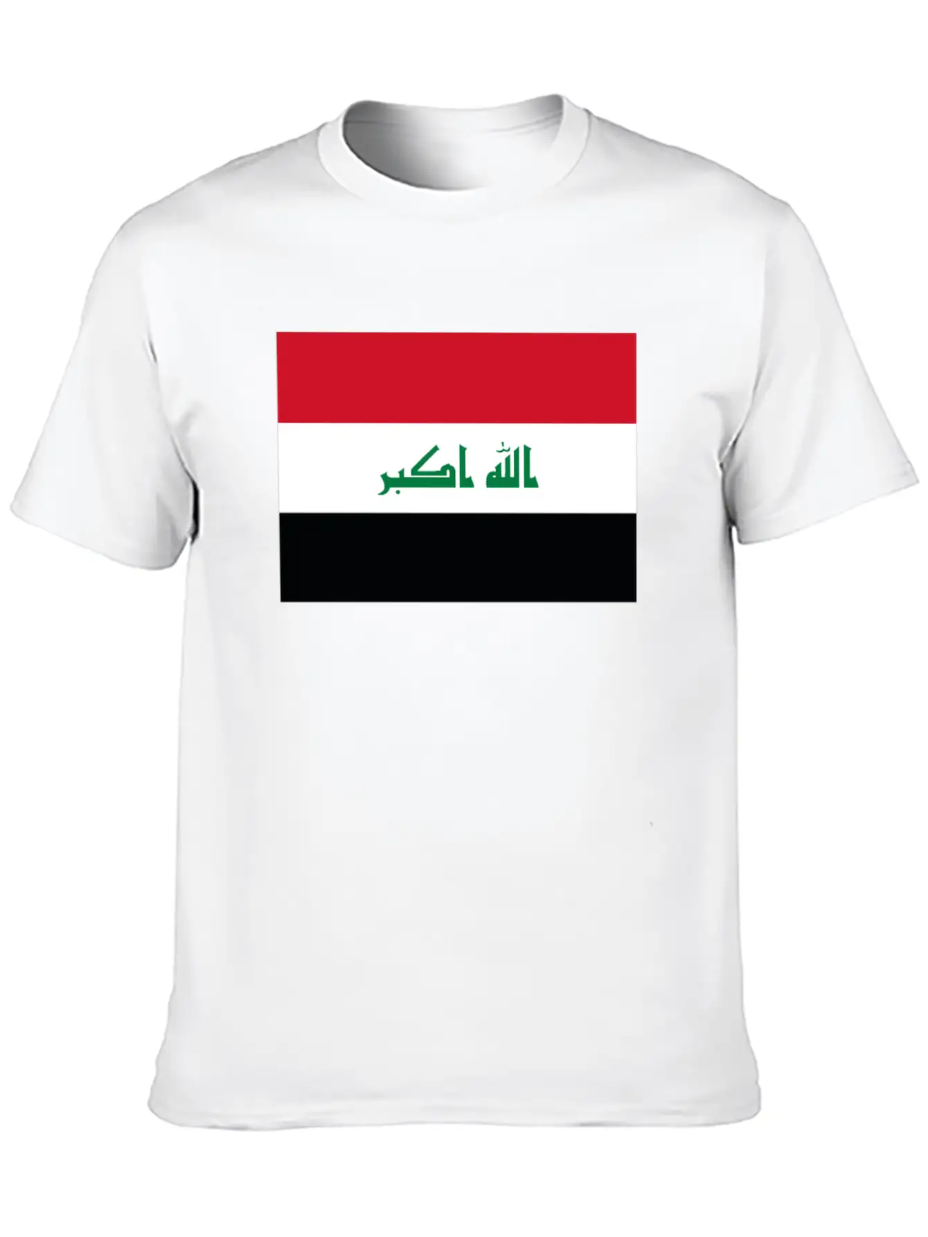 Official Iraq Flag Iraqi Country Pride Lightweight Cotton T-Shirt – Daily Comfort Graphic Shirt