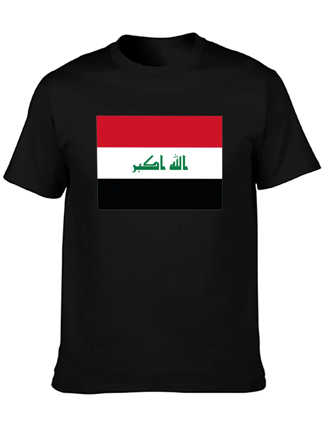 Official Iraq Flag Iraqi Country Pride Lightweight Cotton T-Shirt – Daily Comfort Graphic Shirt