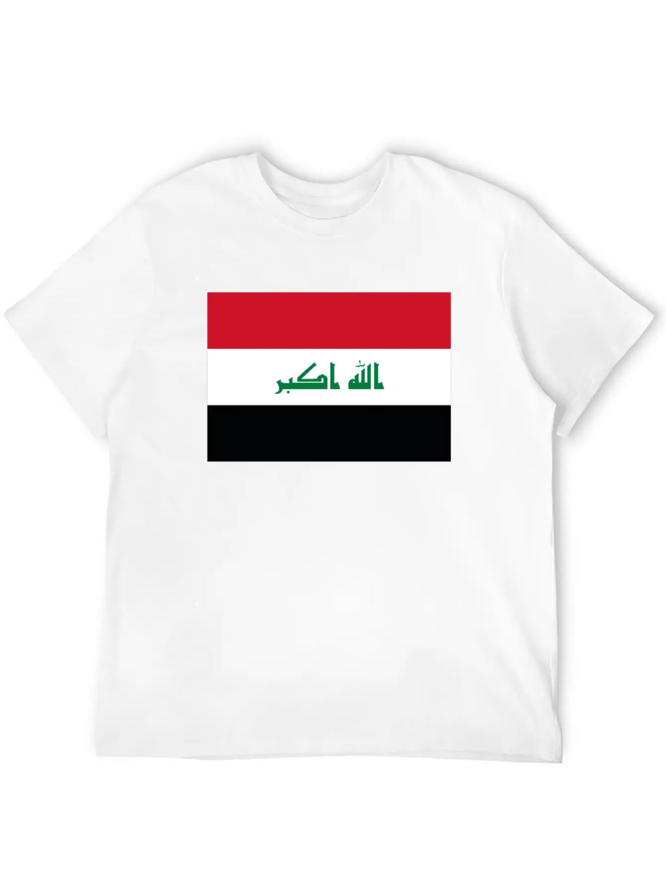 Official Iraq Flag Iraqi Country Pride Lightweight Cotton T-Shirt – Daily Comfort Graphic Shirt