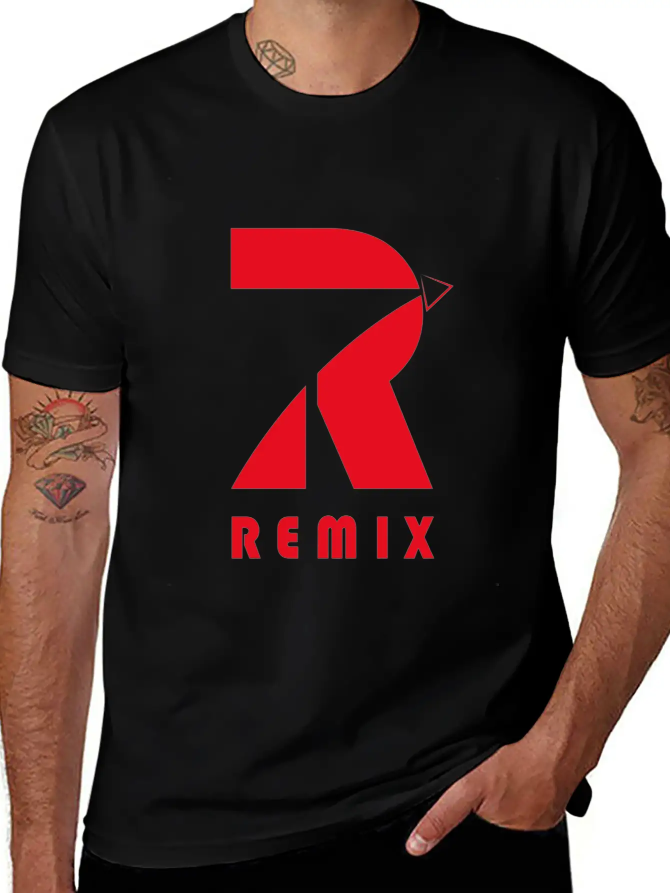 Official Logo Remix´s Clothing Essential Cotton Tee For Daily Outfits – Unisex Style
