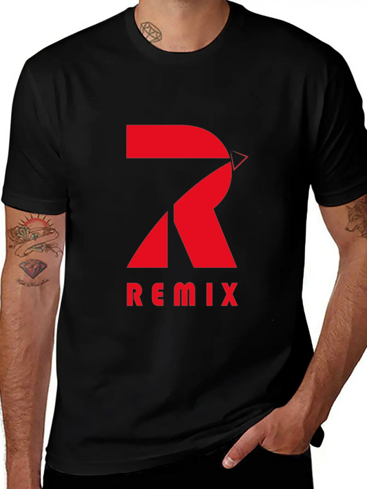 Official Logo Remix´s Clothing Essential Cotton Tee For Daily Outfits – Unisex Style