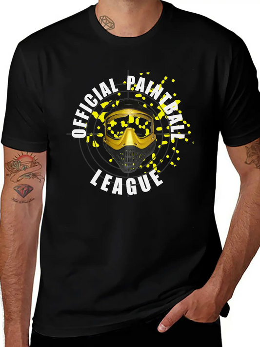 Official Paintball League Comfortable Minimalist Graphic Tee – Summer Style Essential