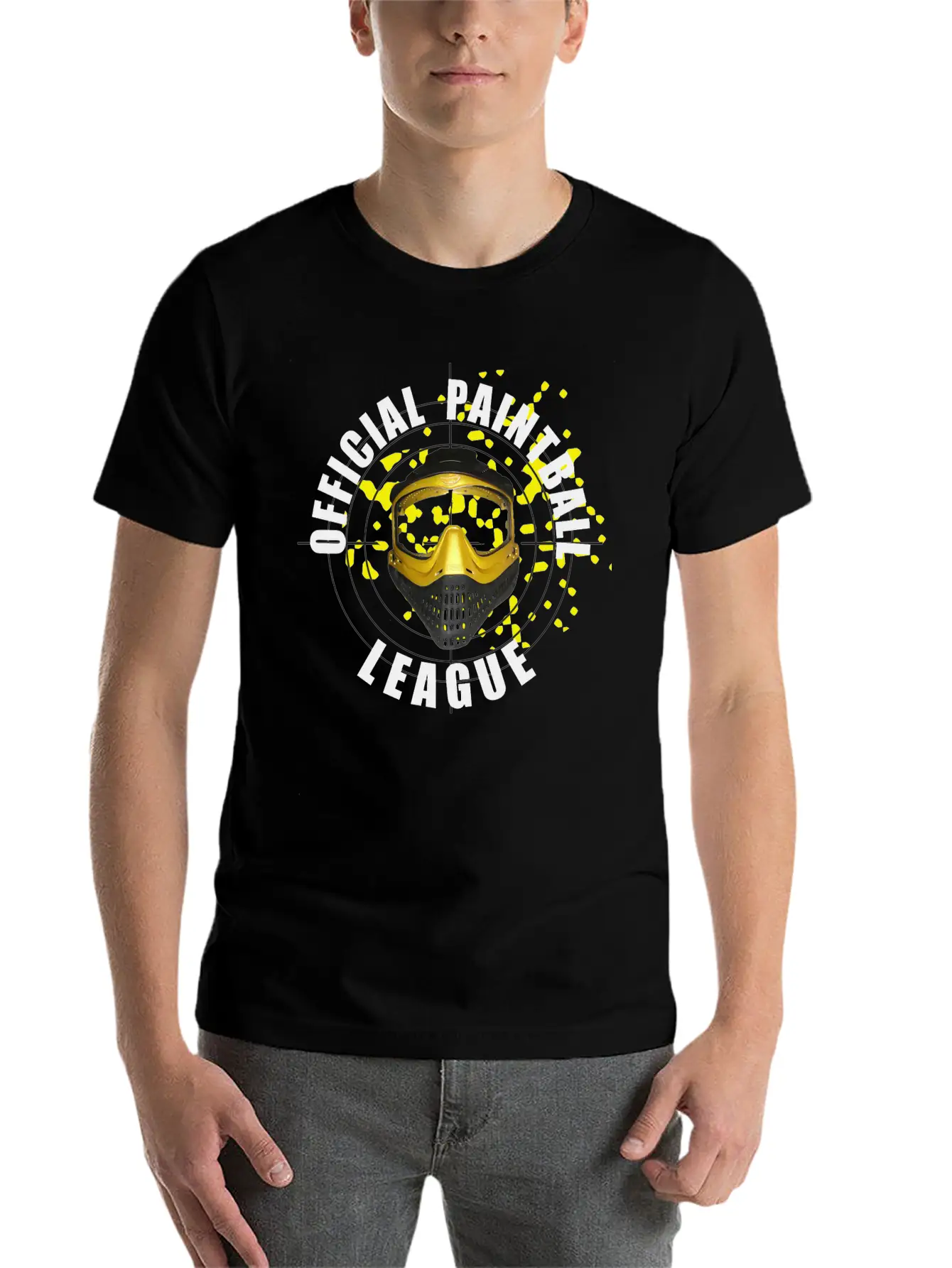 Official Paintball League Comfortable Minimalist Graphic Tee – Summer Style Essential