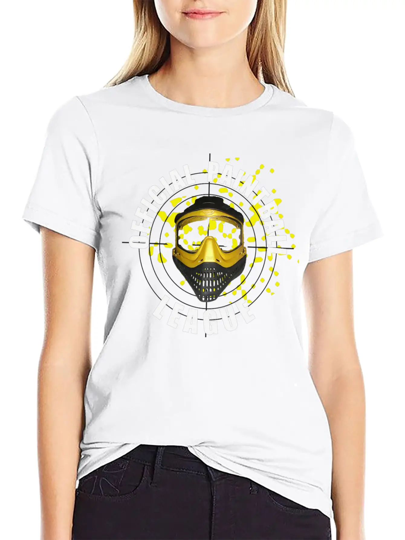 Official Paintball League Comfortable Minimalist Graphic Tee – Summer Style Essential
