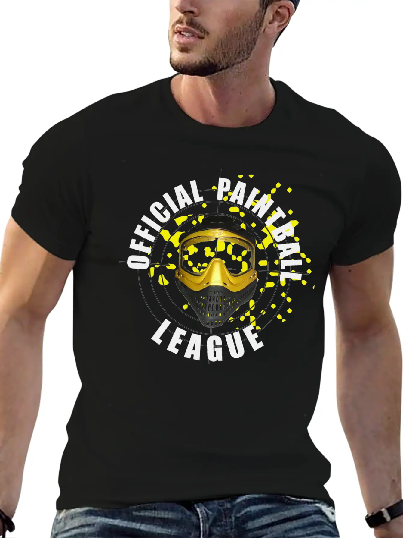 Official Paintball League Comfortable Minimalist Graphic Tee – Summer Style Essential