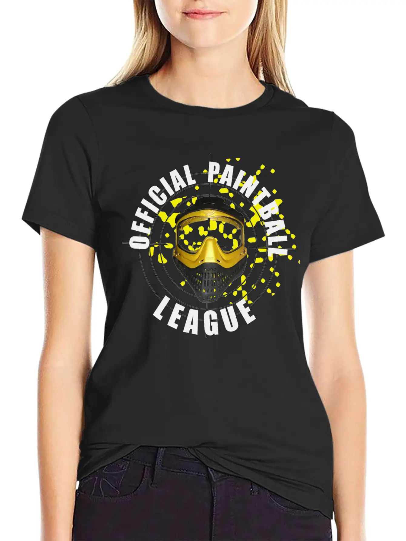 Official Paintball League Comfortable Minimalist Graphic Tee – Summer Style Essential