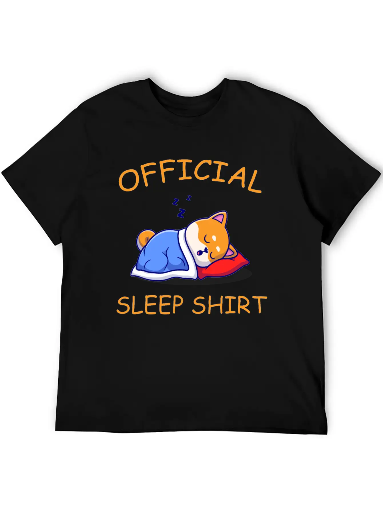 Official Sleep Shirt Lightweight Cotton T-Shirt – Daily Comfort Graphic Shirt