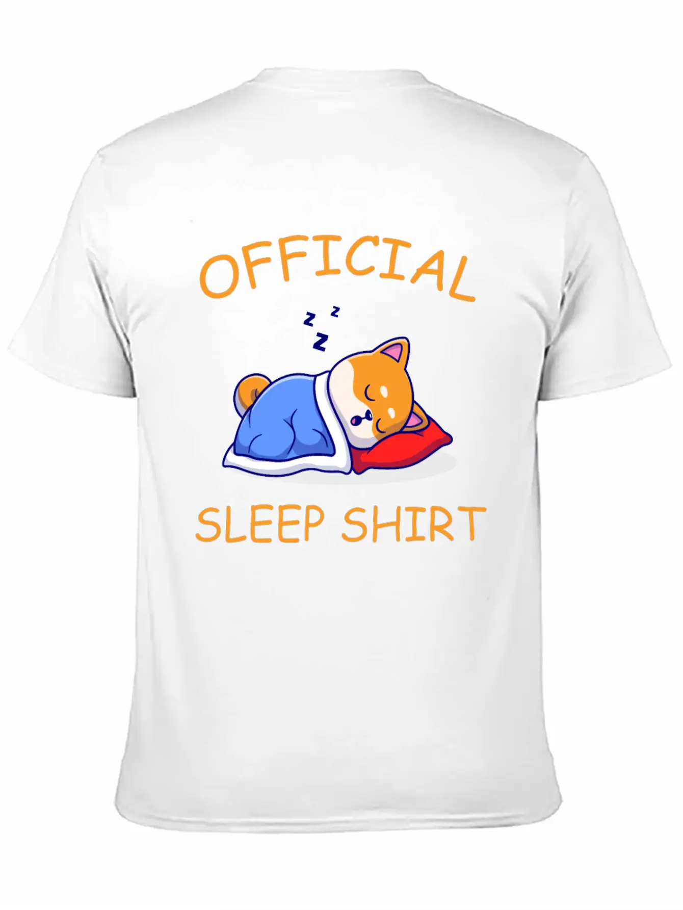 Official Sleep Shirt Lightweight Cotton T-Shirt – Daily Comfort Graphic Shirt