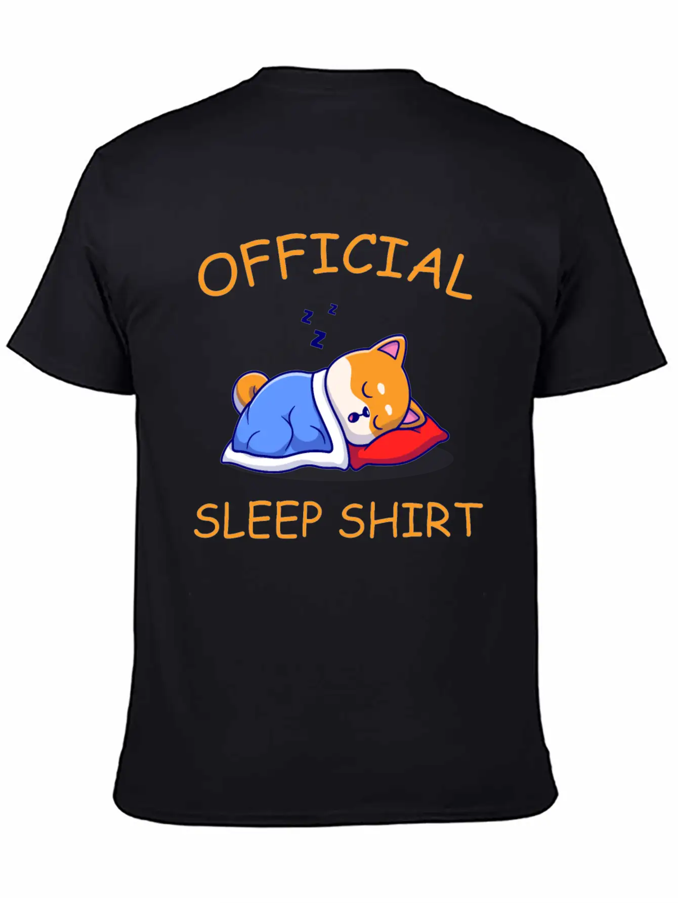 Official Sleep Shirt Lightweight Cotton T-Shirt – Daily Comfort Graphic Shirt