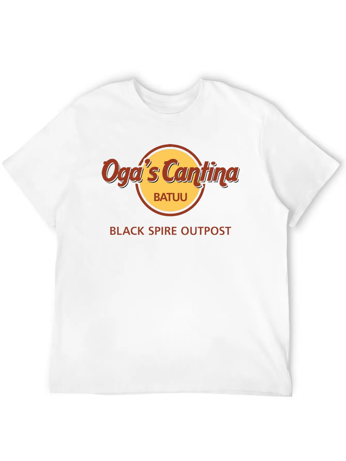 Oga's Cantina (HRC) Modern Fit Casual T-Shirt – Clean And Versatile Design