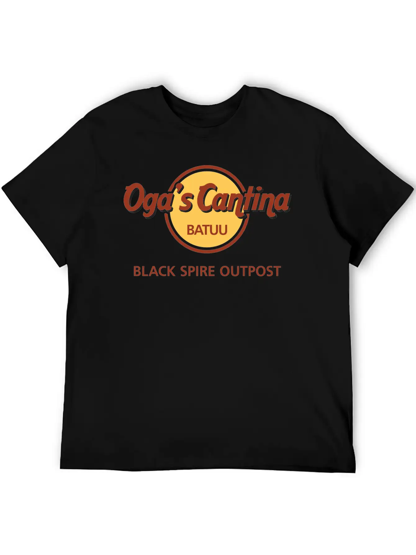 Oga's Cantina (HRC) Modern Fit Casual T-Shirt – Clean And Versatile Design