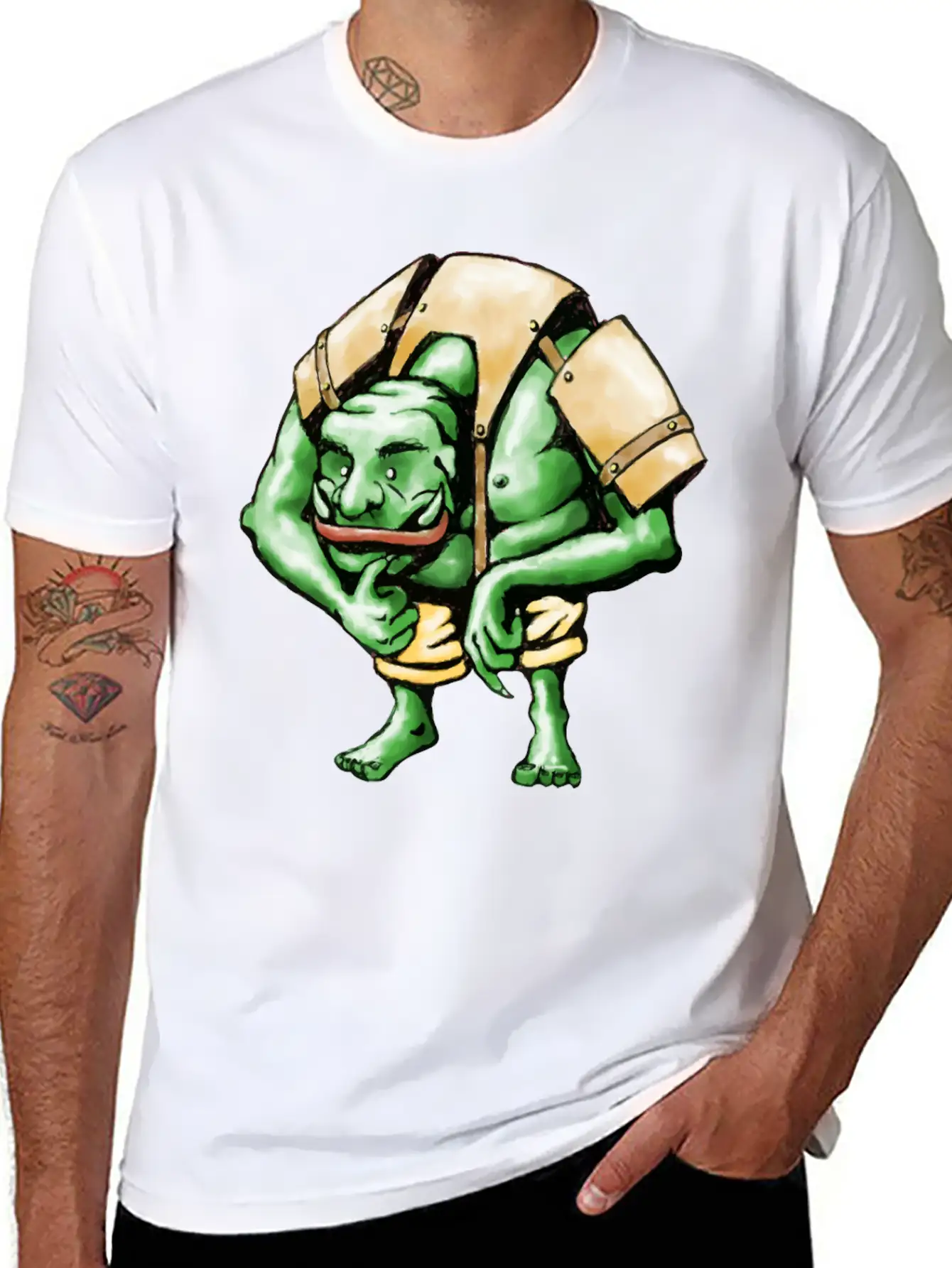 Ogre Essential Cotton Tee For Daily Outfits – Unisex Style
