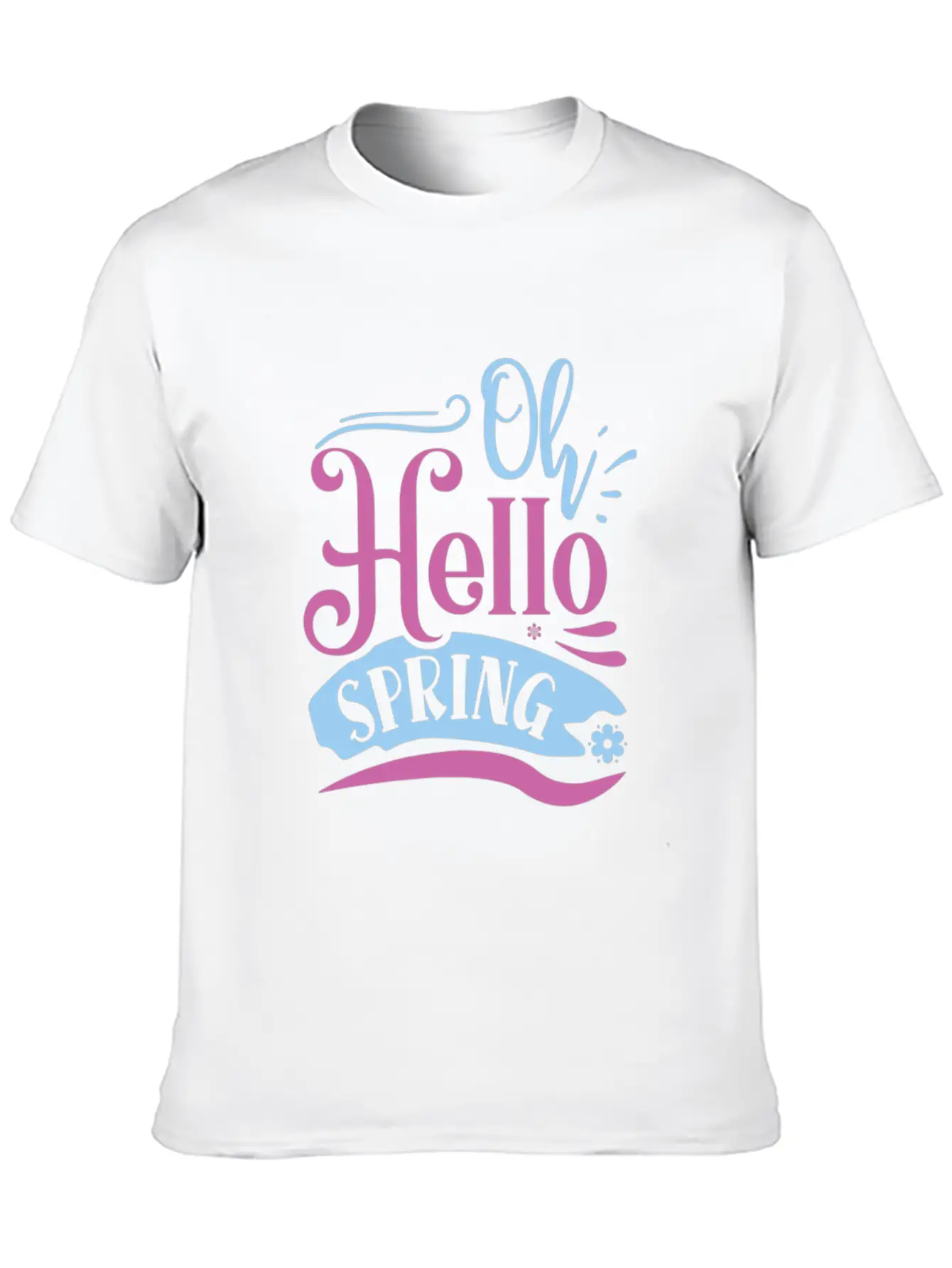 Oh Hello Spring 01 Modern Fit Casual T-Shirt – Clean And Versatile Design