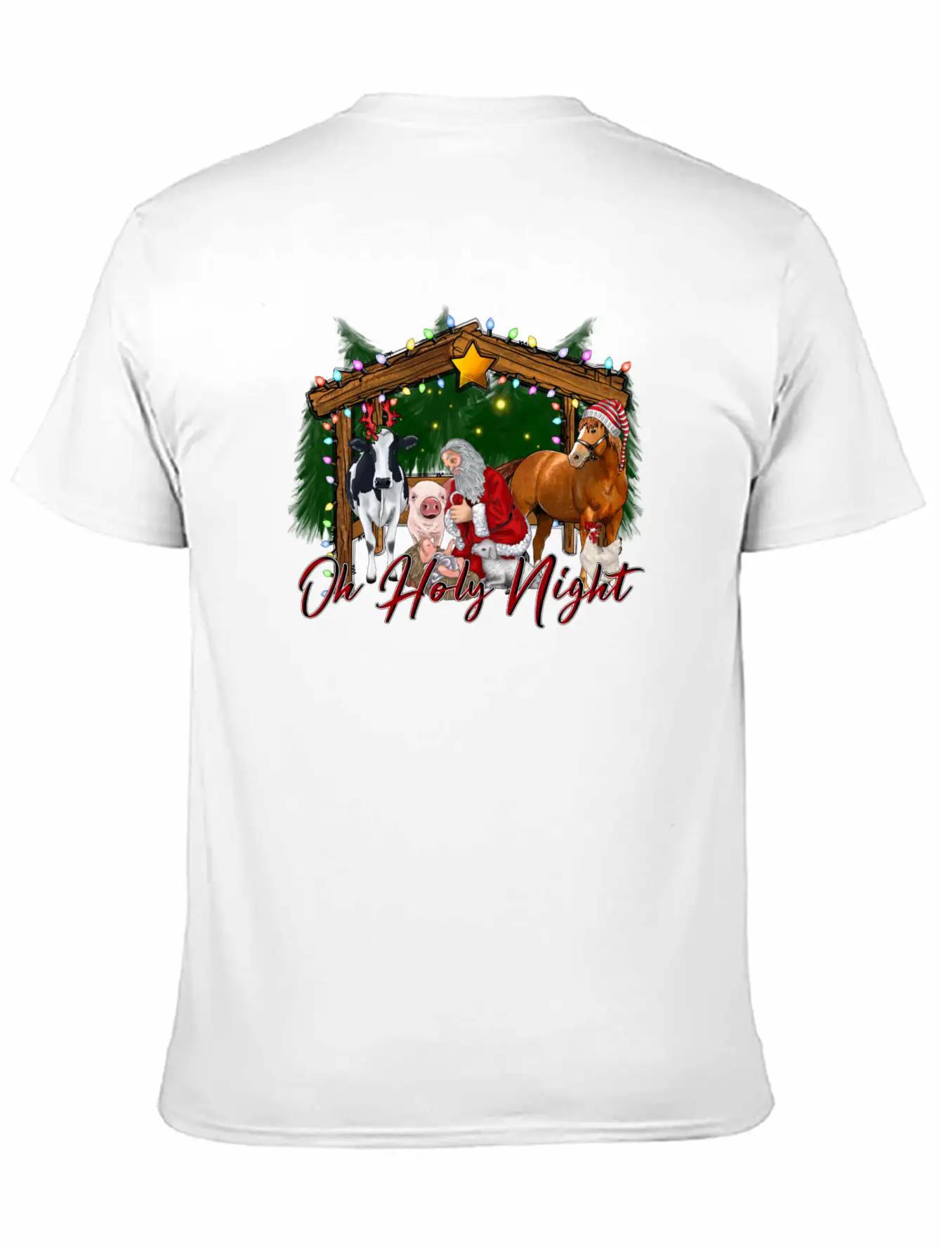 Oh Holy Night Modern Fit Casual T-Shirt ��� Clean And Versatile Design