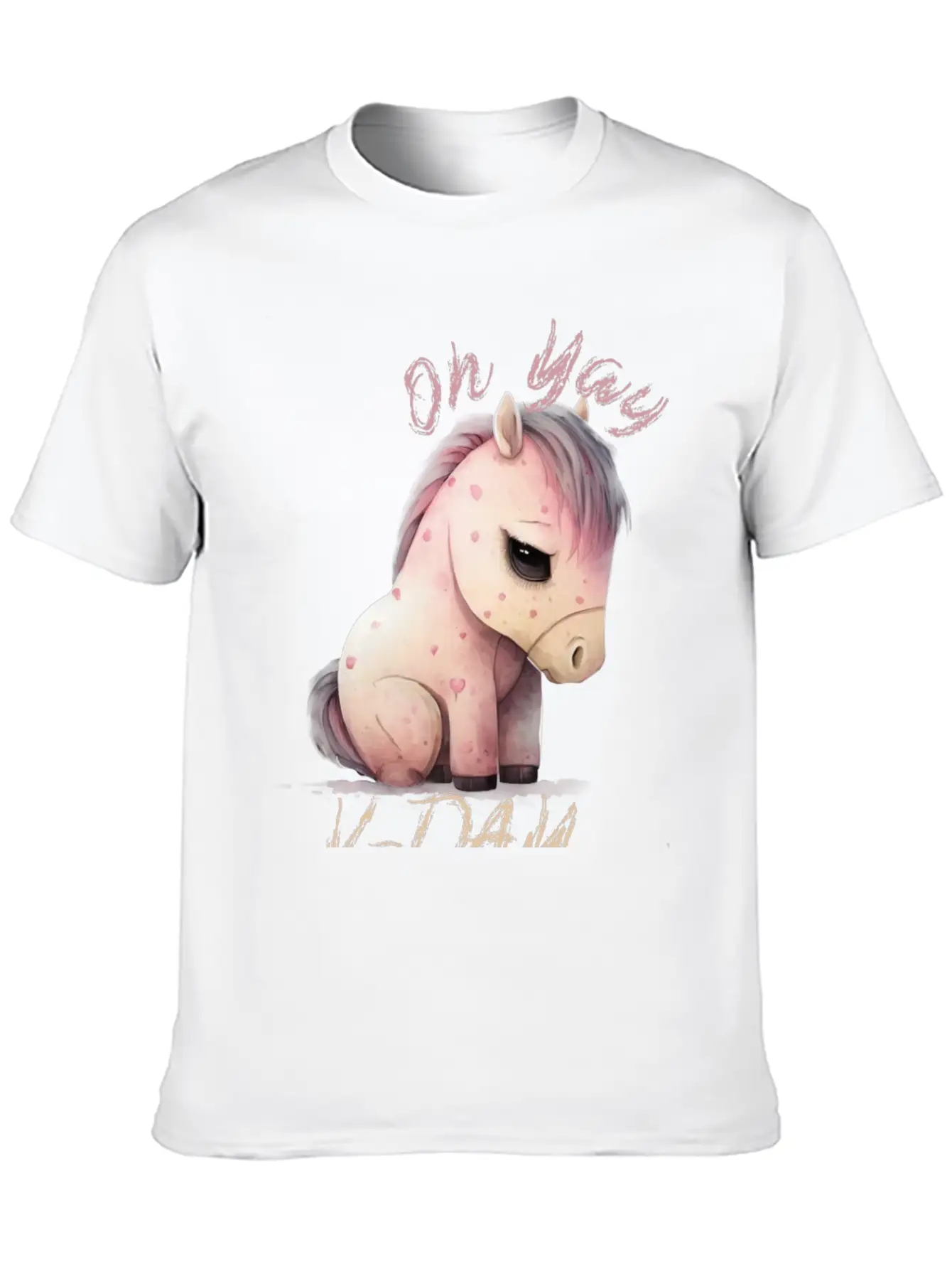 Oh Yay V-day Horse Unisex Casual T-Shirt – Clean Design For Daily Comfort
