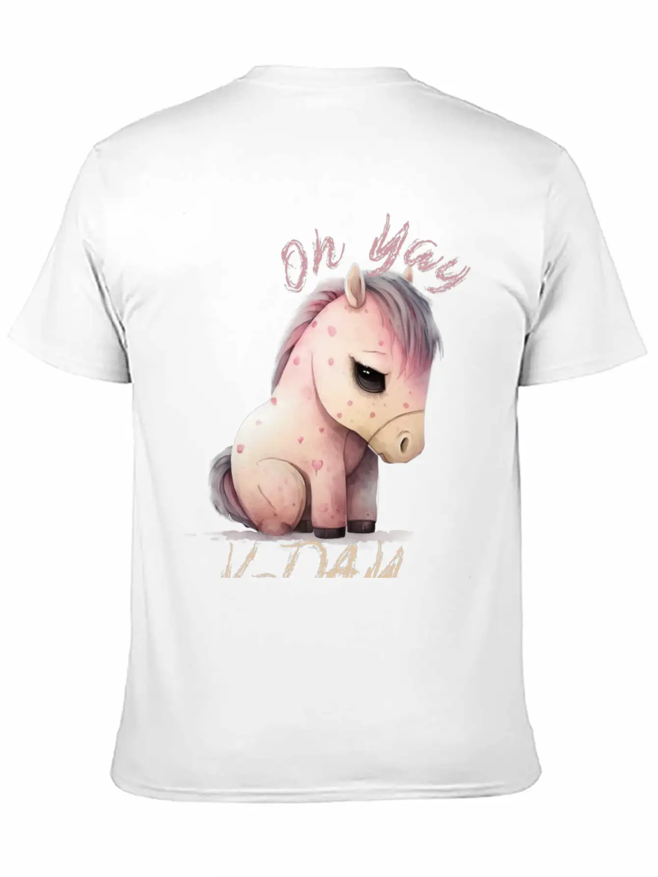Oh Yay V-day Horse Unisex Casual T-Shirt – Clean Design For Daily Comfort
