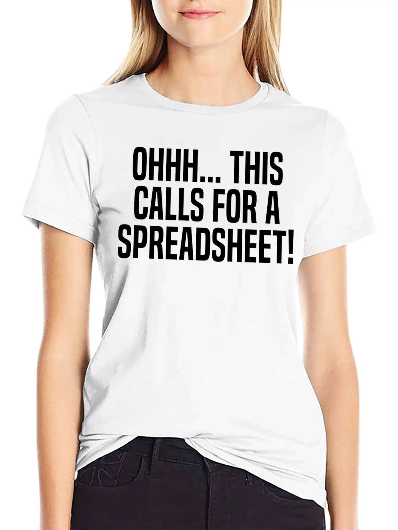 Ohhh This Calls For A Spreadsheet Actuarial Analys Stylish Everyday T-Shirt – Unisex Basic Cotton Tee