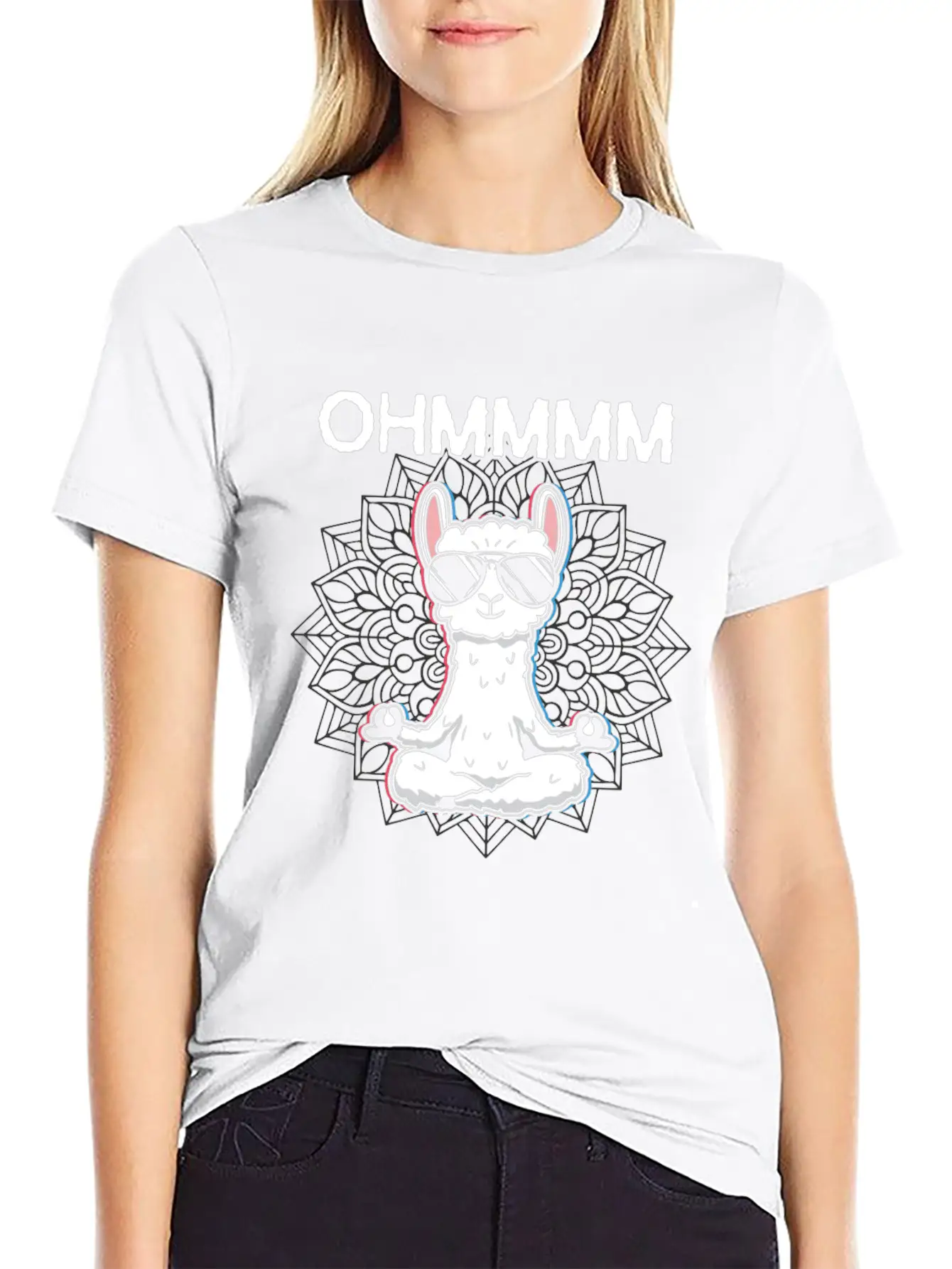 Ohmmm Meditation Lama Yoga Unisex Casual T-Shirt ��� Clean Design For Daily Comfort