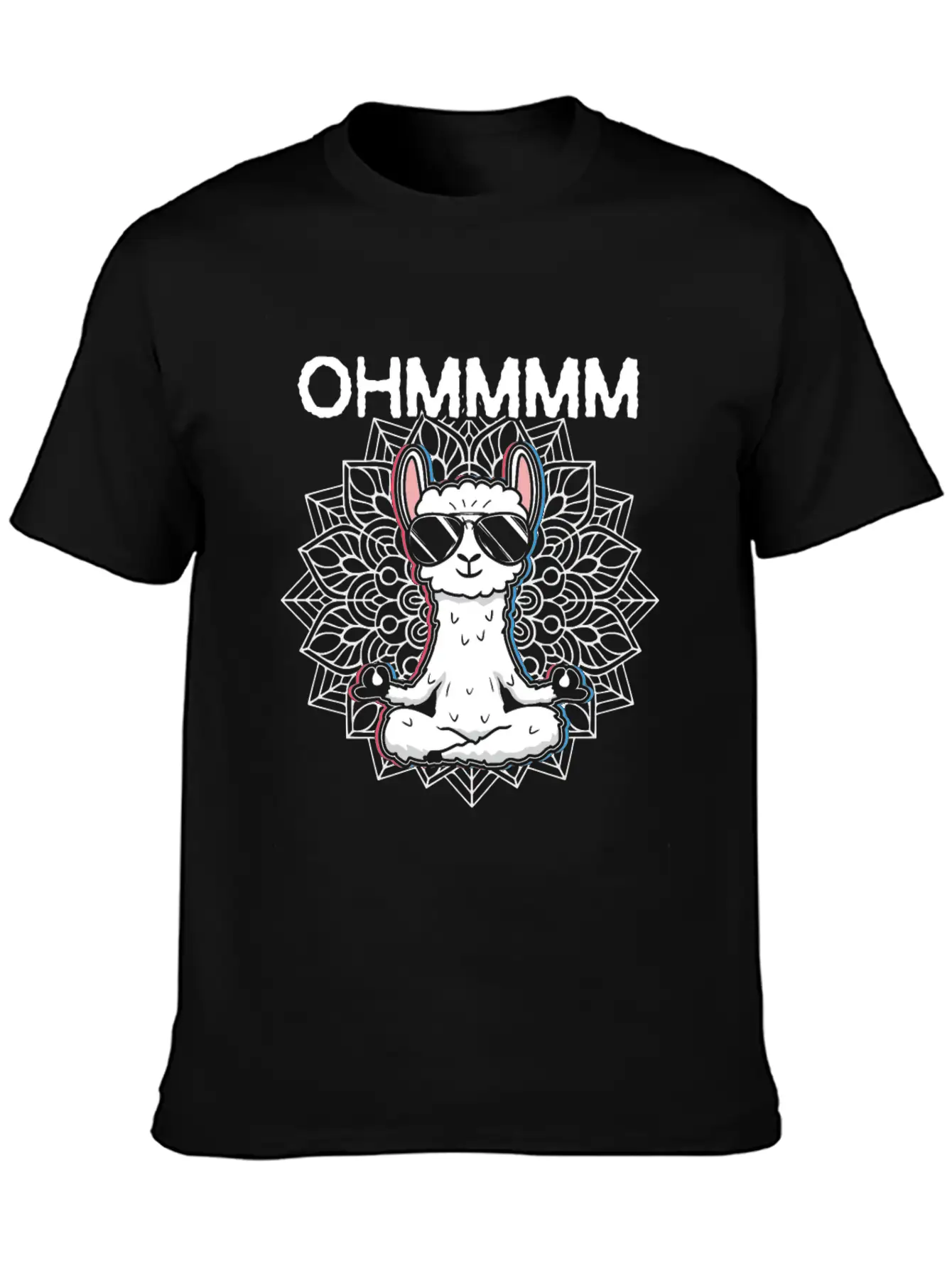 Ohmmm Meditation Lama Yoga Unisex Casual T-Shirt ��� Clean Design For Daily Comfort
