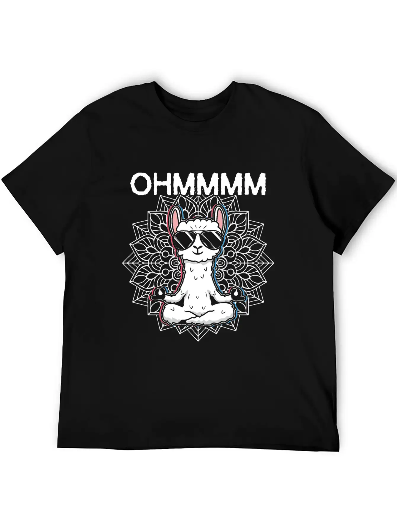 Ohmmm Meditation Lama Yoga Unisex Casual T-Shirt ��� Clean Design For Daily Comfort
