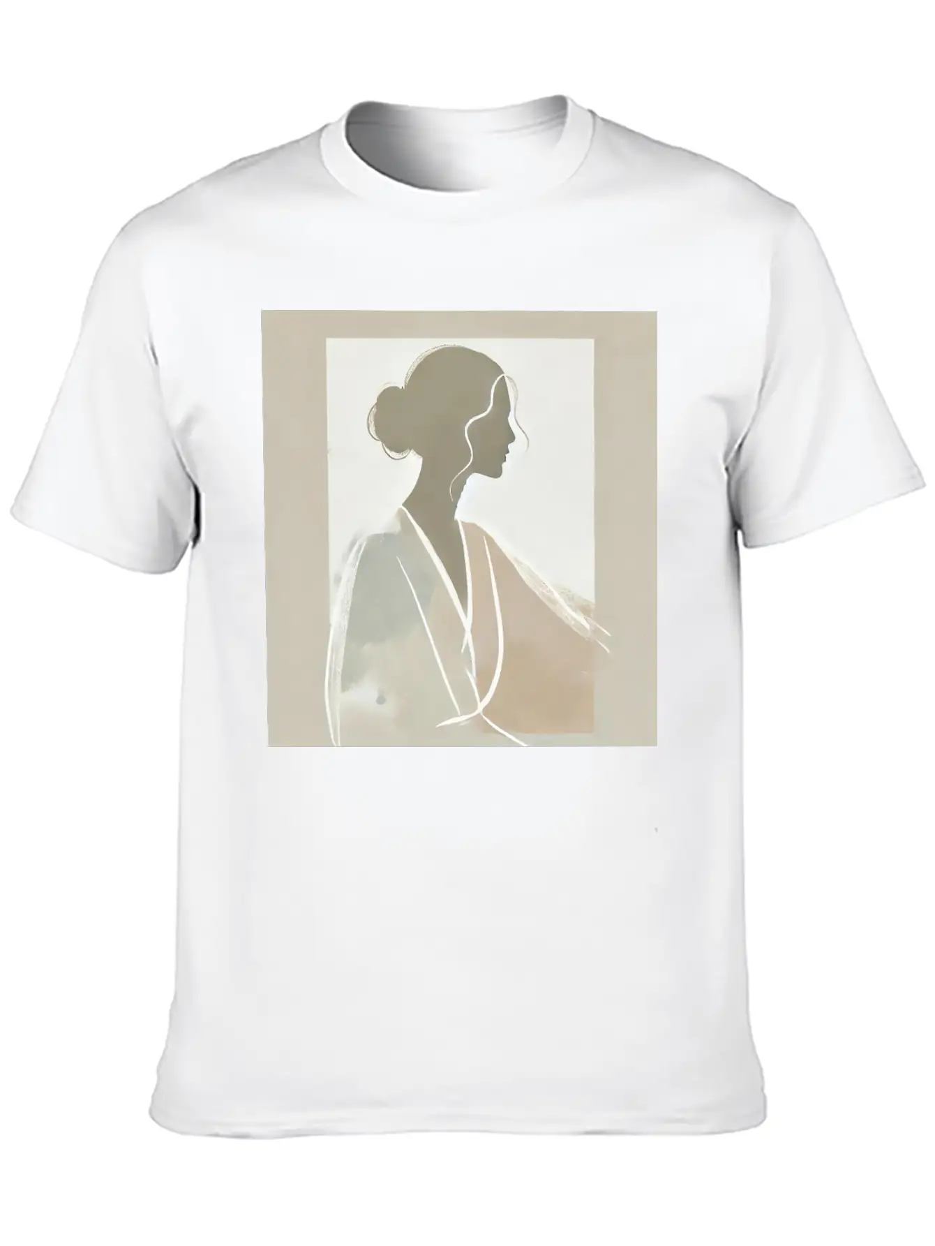 Oil Paint Modern Fit Casual T-Shirt – Clean And Versatile Design