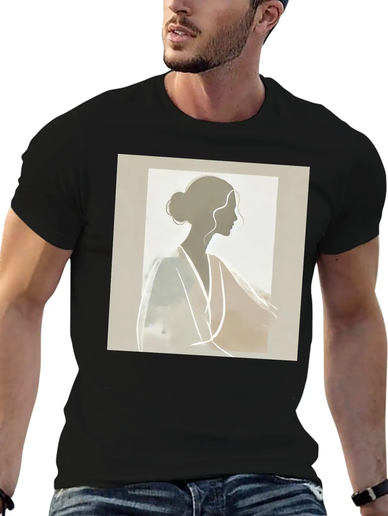 Oil Paint Modern Fit Casual T-Shirt – Clean And Versatile Design