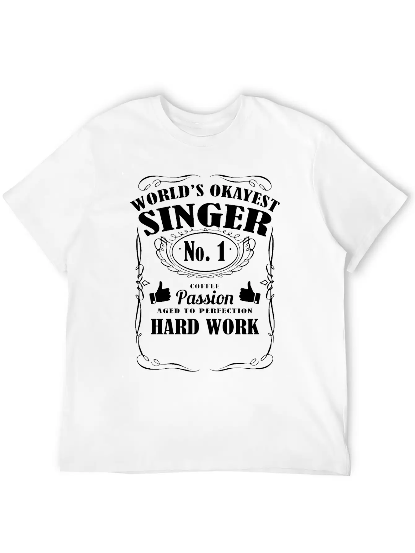 Okayest Singer In The World - Tee Shirts Lightweight Cotton T-Shirt – Daily Comfort Graphic Shirt