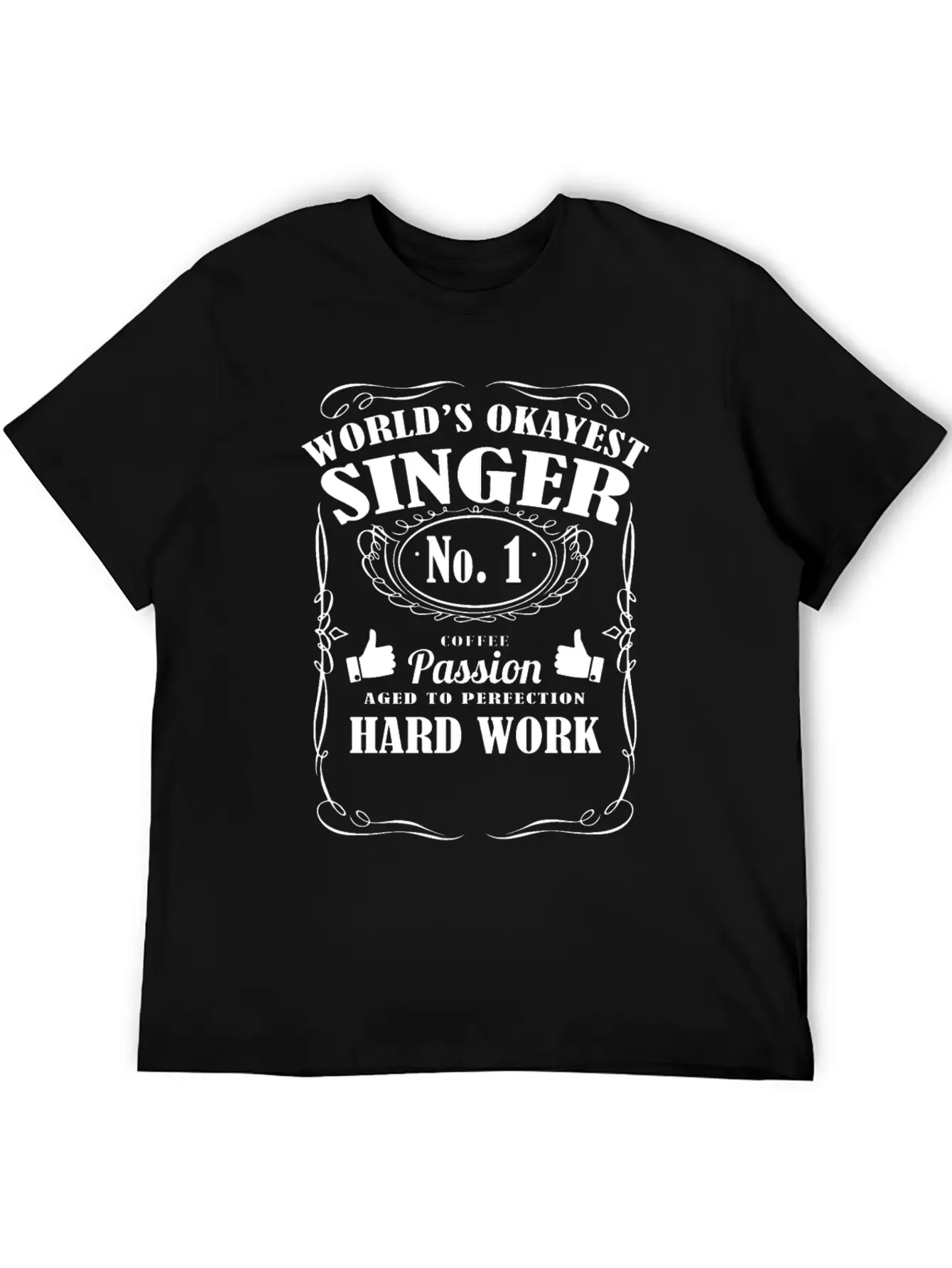 Okayest Singer In The World - Tee Shirts Lightweight Cotton T-Shirt – Daily Comfort Graphic Shirt