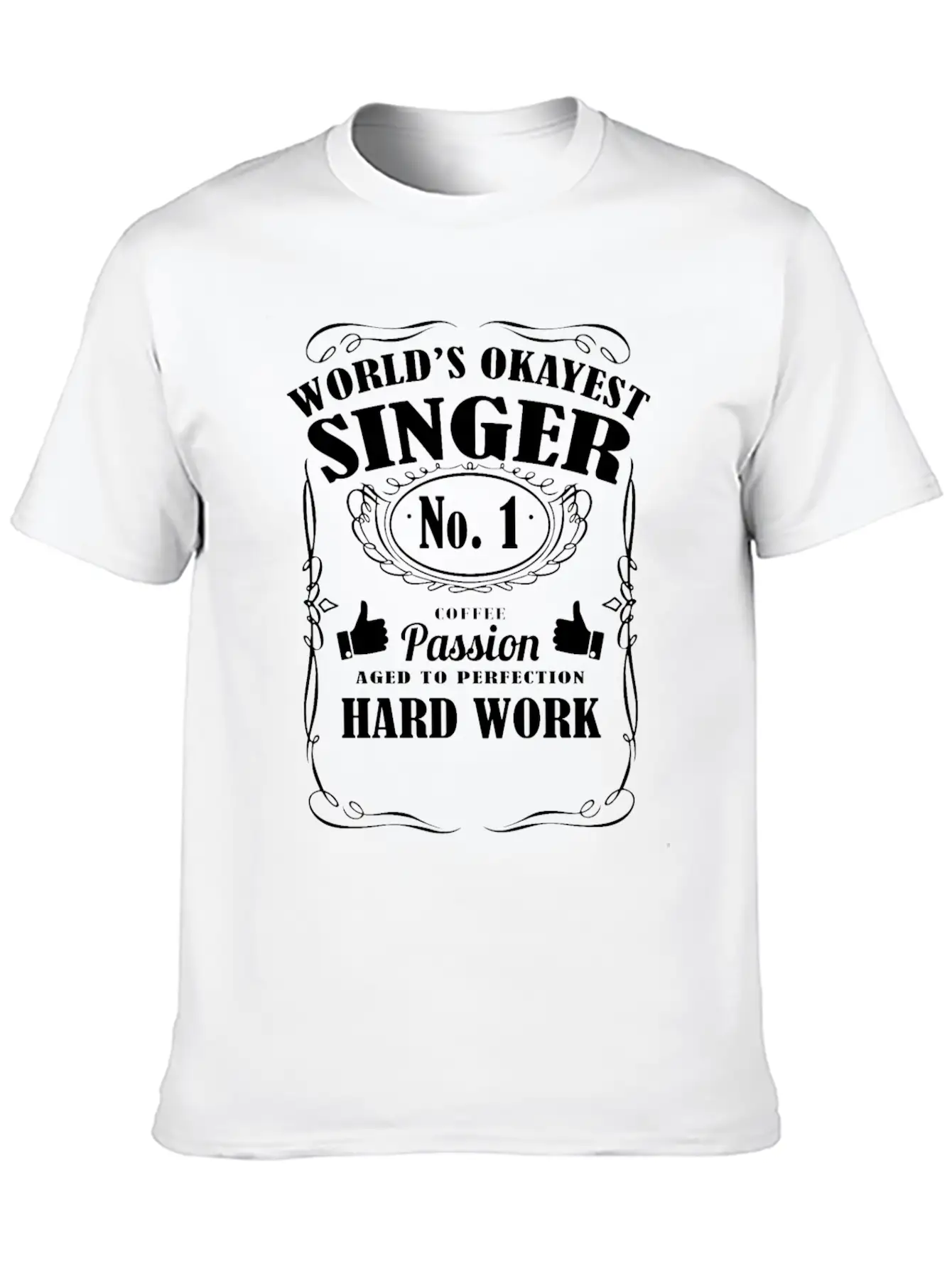 Okayest Singer In The World - Tee Shirts Lightweight Cotton T-Shirt – Daily Comfort Graphic Shirt