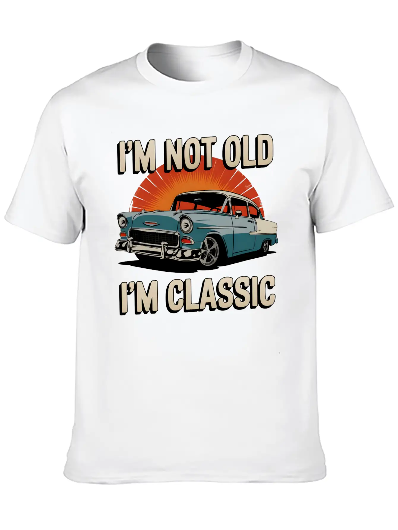 Old Car Classic Vintage Soft Cotton Short Sleeve Tee – Unisex Wardrobe Staple