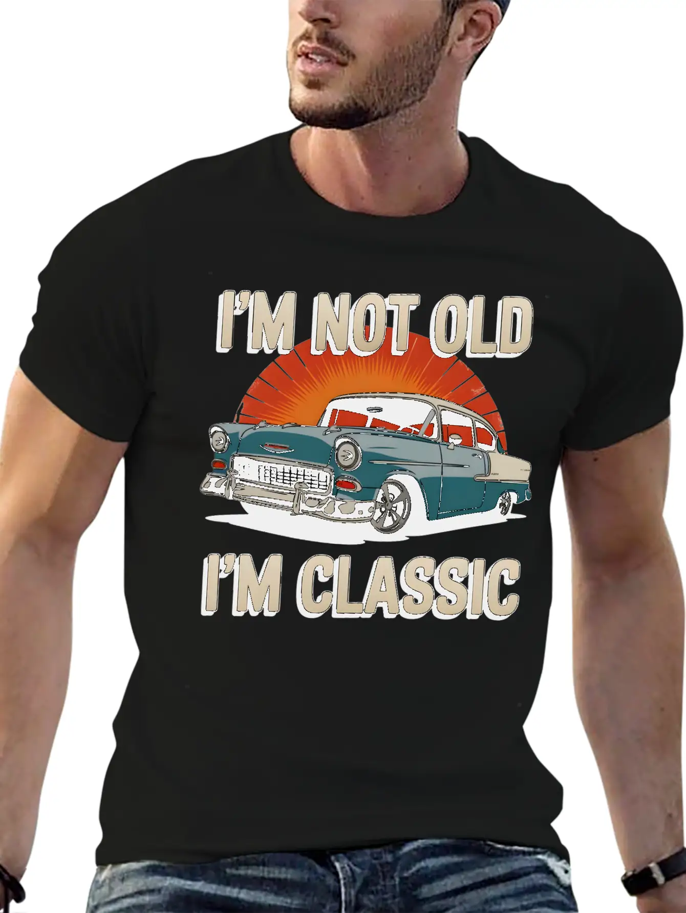 Old Car Classic Vintage Soft Cotton Short Sleeve Tee – Unisex Wardrobe Staple