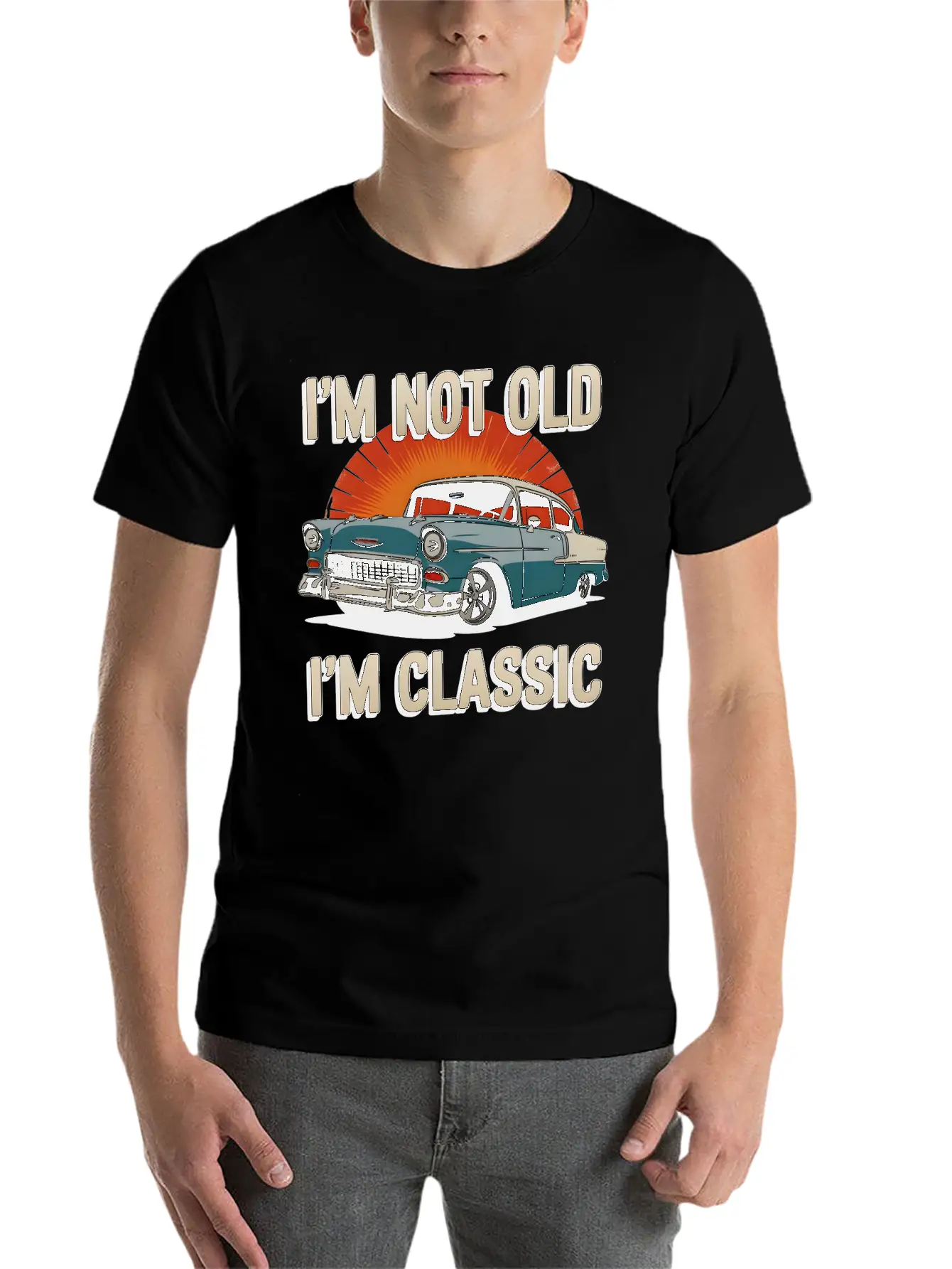Old Car Classic Vintage Soft Cotton Short Sleeve Tee – Unisex Wardrobe Staple
