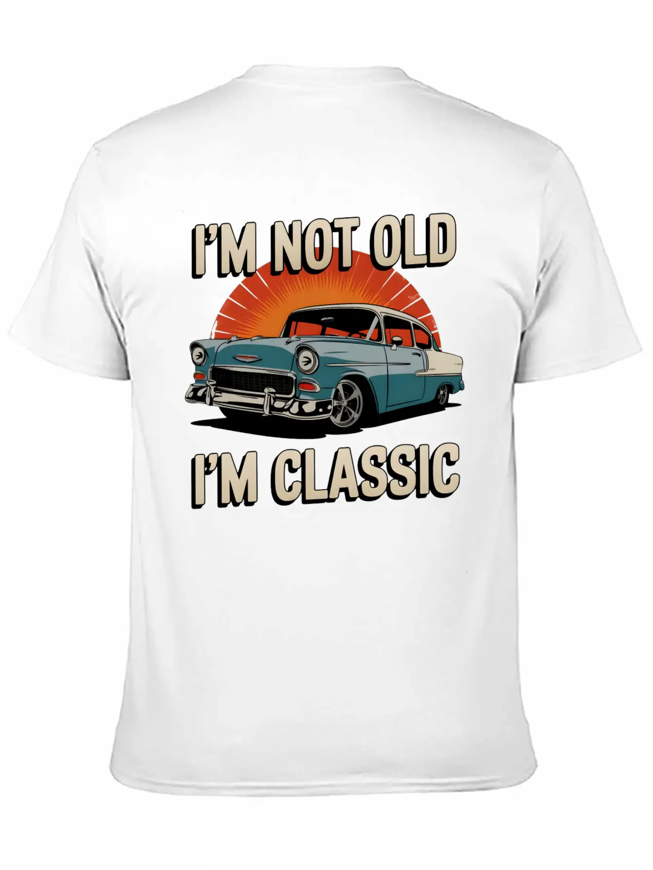 Old Car Classic Vintage Soft Cotton Short Sleeve Tee – Unisex Wardrobe Staple