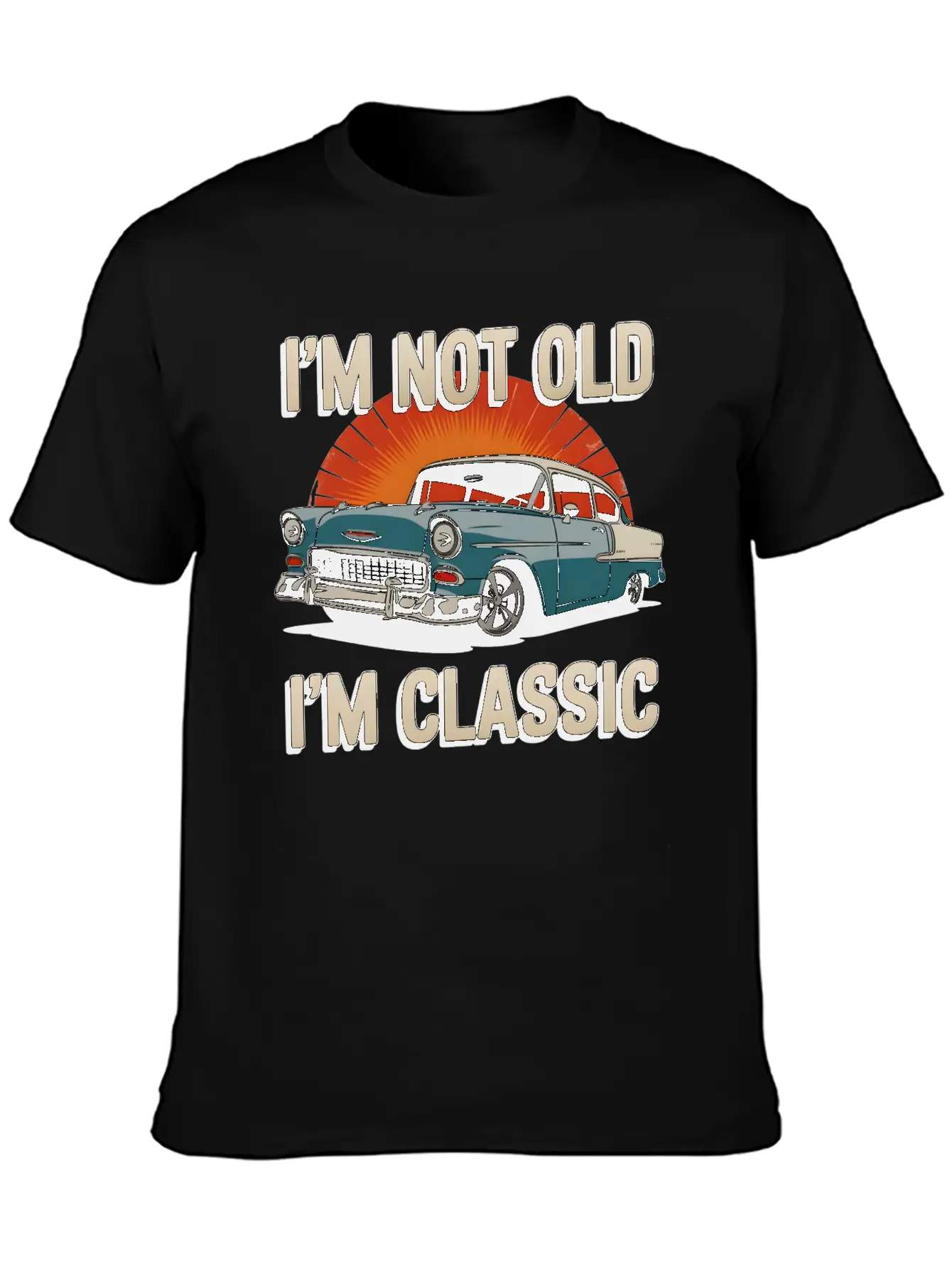 Old Car Classic Vintage Soft Cotton Short Sleeve Tee – Unisex Wardrobe Staple