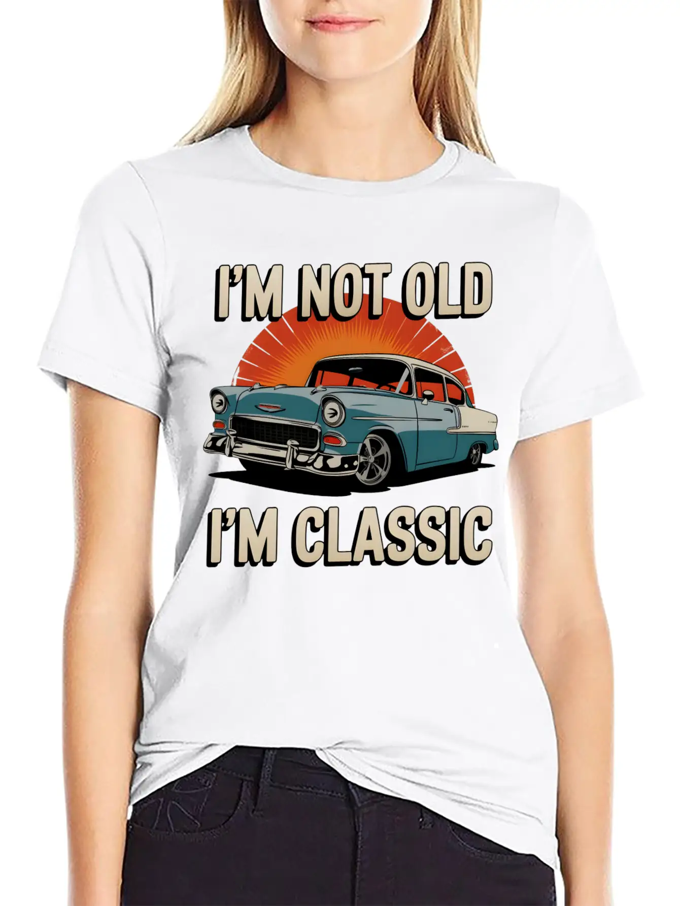 Old Car Classic Vintage Soft Cotton Short Sleeve Tee – Unisex Wardrobe Staple